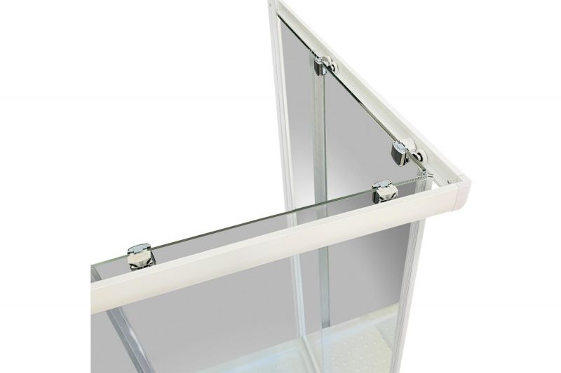 Душевой уголок Royal Bath HPD 75x115x185, RB11575HPD-T, профиль белый, стекло прозрачное фото 4