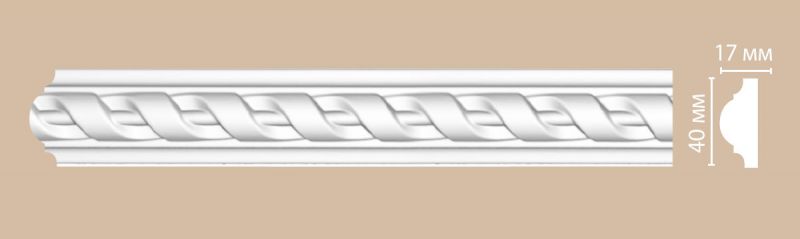 Молдинг с рисунком Decomaster DT-8050F гибкий (40*17*2400мм) фото 1