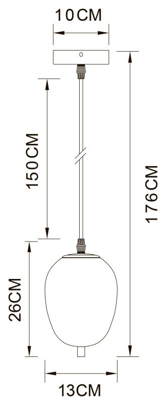 Светильник подвесной Arte Lamp FREDDIE A2232SP-1PB