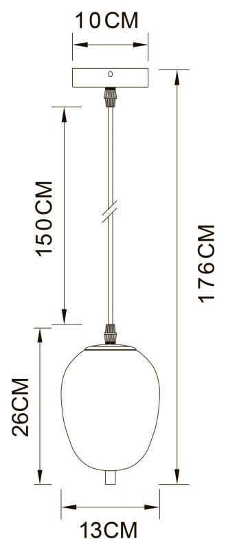 Светильник подвесной Arte Lamp FREDDIE A2232SP-1PB фото 3