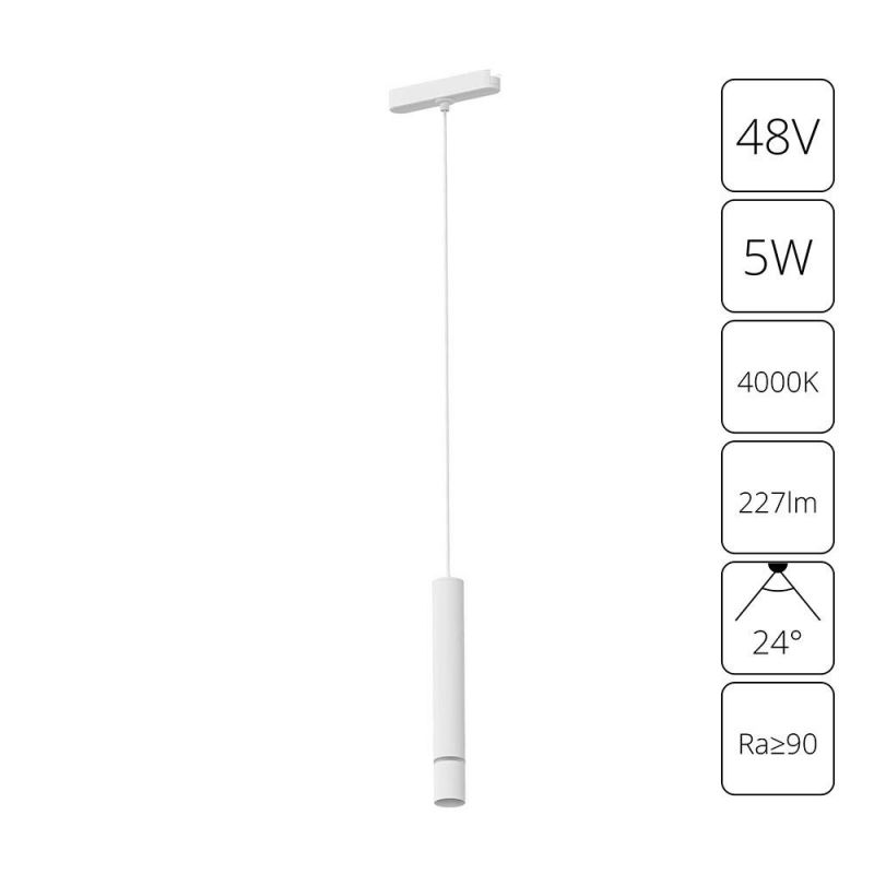 Магнитный трековый светильник Arte Lamp RAPID A6159PL-1WH фото 1