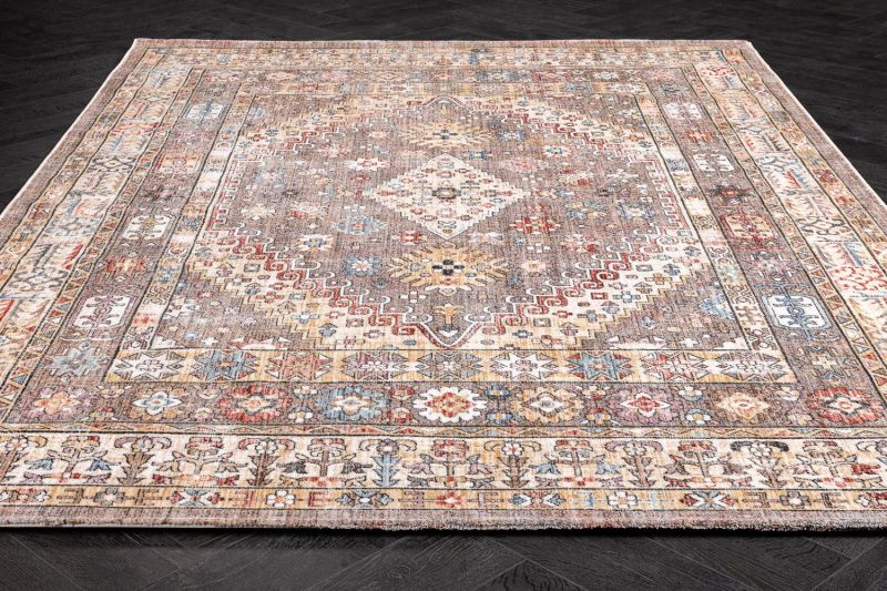 Турецкий ковер из полиэстера Carpet «SWEET VANILA» E279A5-GRY-GRY 200 x 290 см фото 3
