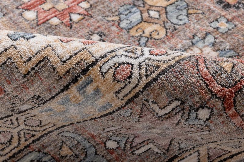 Турецкий ковер из полиэстера Carpet «SWEET VANILA» E279A5-GRY-GRY 200 x 290 см фото 4