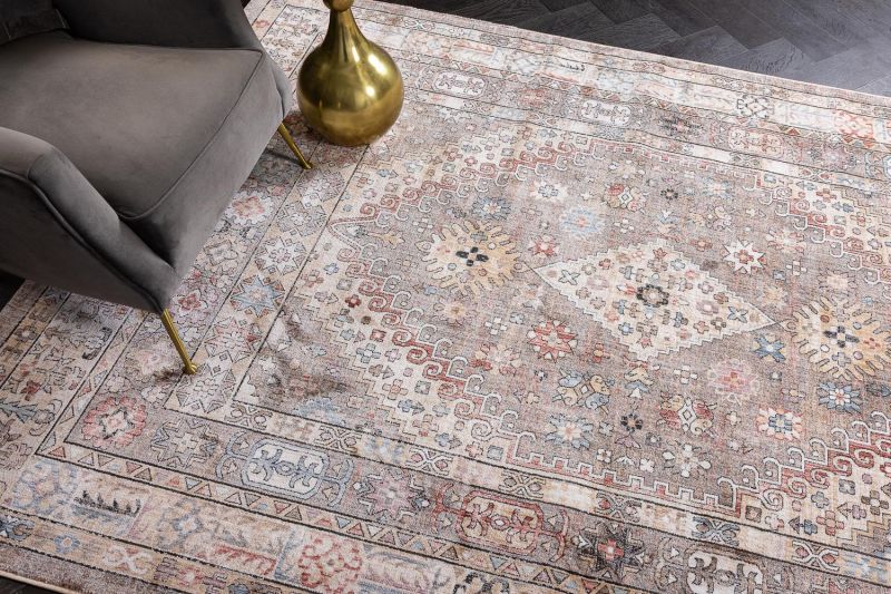 Турецкий ковер из полиэстера Carpet «SWEET VANILA» E279A5-GRY-GRY 200 x 290 см фото 9