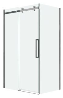 Душевой уголок Grossman Classic 120.K33.04.1490.10.00, 140х90 см, профиль хром, стекло прозрачное