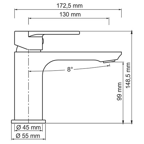 Смеситель WasserKRAFT Elbe 7403 фото 3