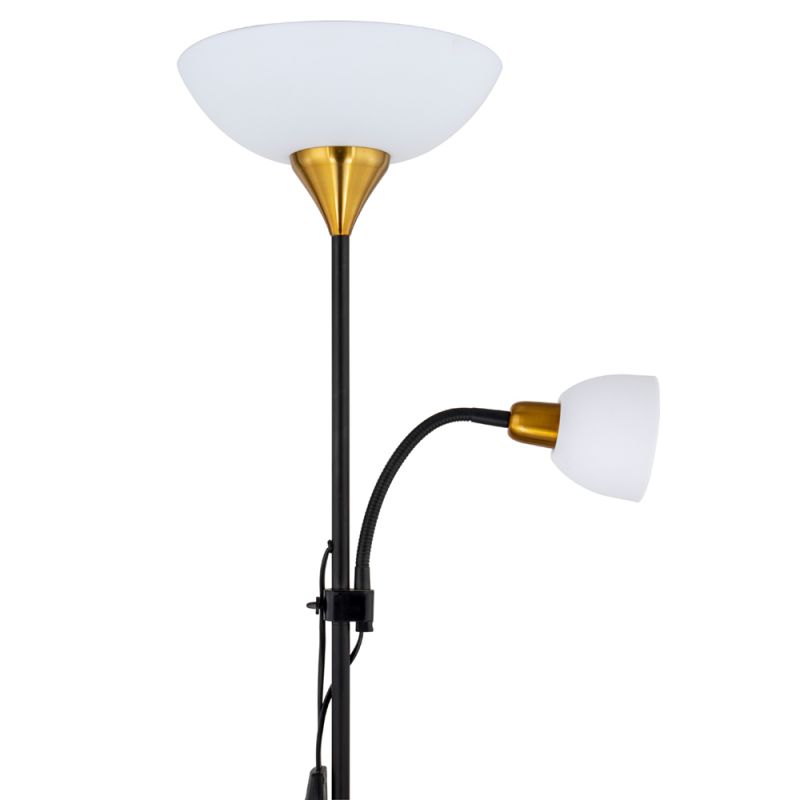 Торшер Arte Lamp DUETTO 60W E27 220V  A9569PN-2BK фото 2