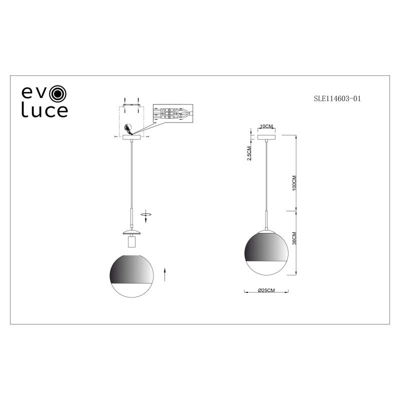 Люстра подвесная Evoluce Boffi SLE114603-01