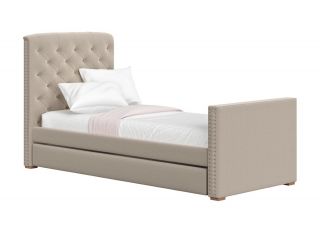 Кровать подростковая Ellipsefurniture Elit soft (бежевый) ET010108020201