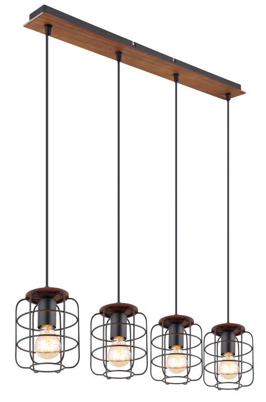 Светильник подвесной Globo Lighting Willa 54037-4H