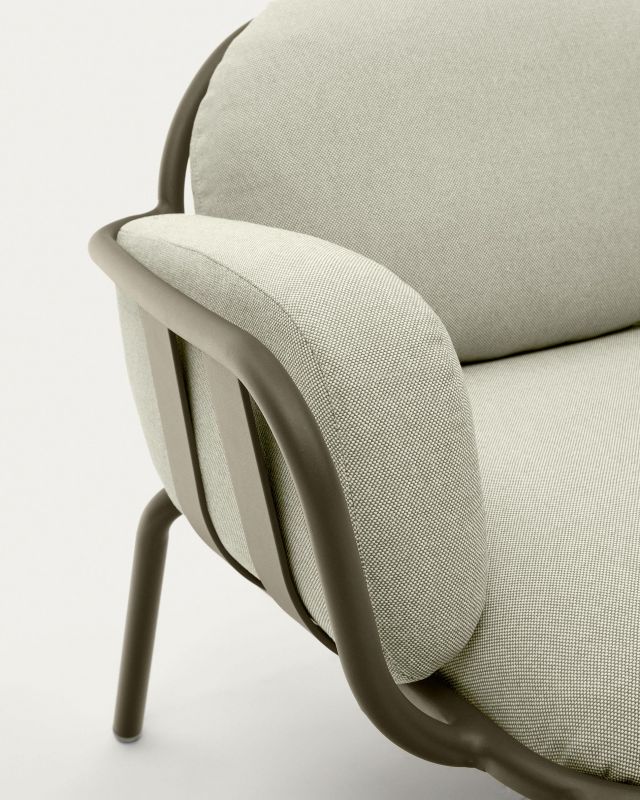 Алюминиевое кресло для улицы зеленого цвета Joncols  La Forma (ex Julia Grup) BD-2607632