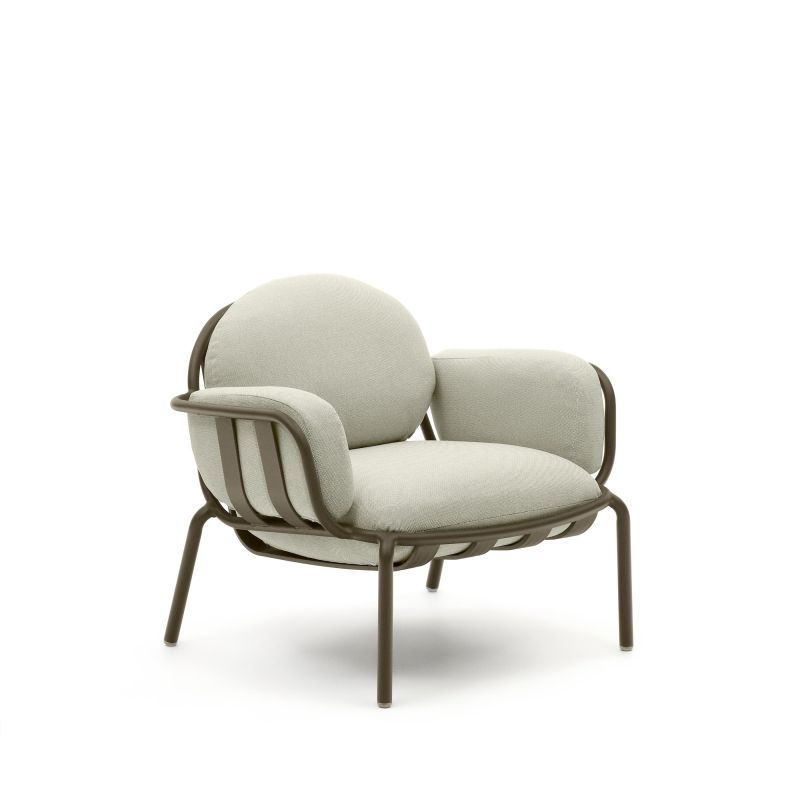 Алюминиевое кресло для улицы зеленого цвета Joncols  La Forma (ex Julia Grup) BD-2607632