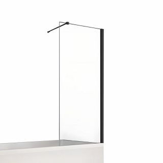 Ограждение на ванну New Trendy NEW SOLEO BLACK 90 см P-0051-WP черный