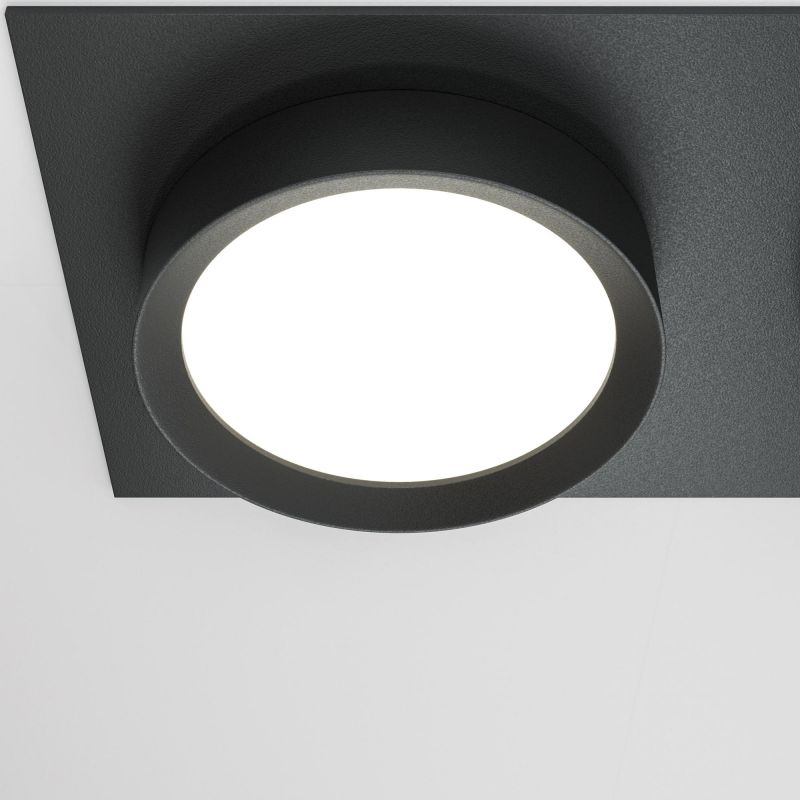 Встраиваемый светильник Maytoni Technical Hoop DL086-02-GX53-SQ-B