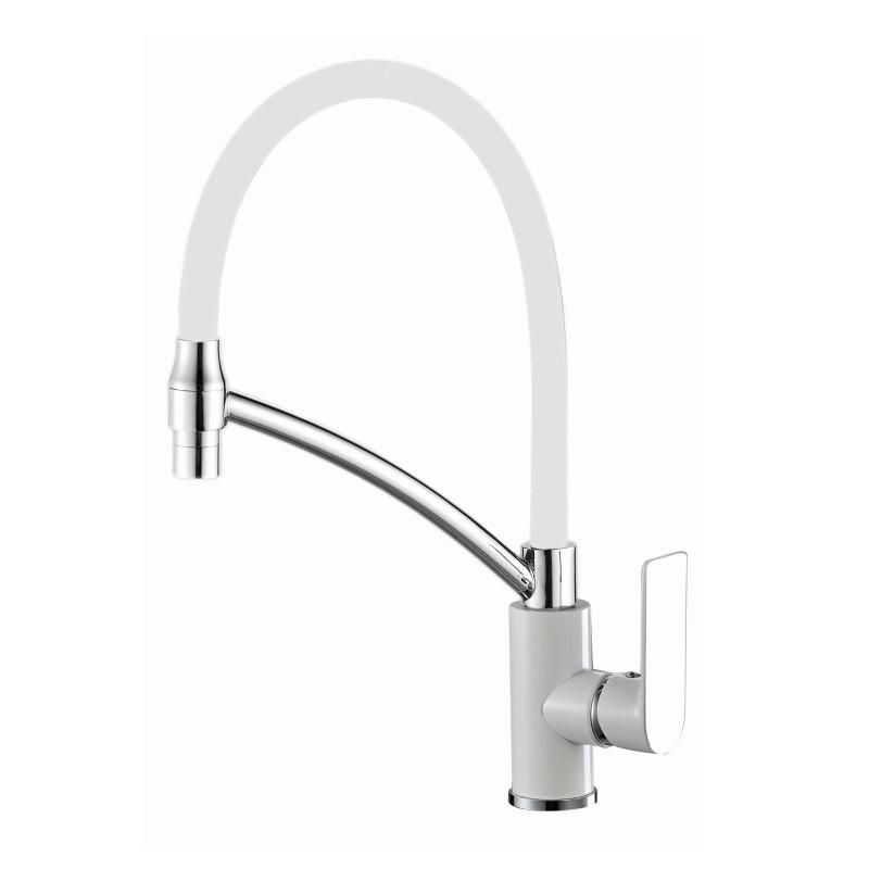 Смеситель для кухни Haiba HB72505-8 белый фото 1