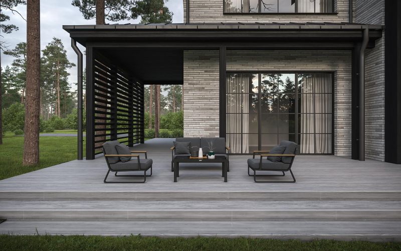 Лаунж зона Gardenini Premium Voglie (диван двухместный, кресло, кофейный столик) BD-3121401 фото 15