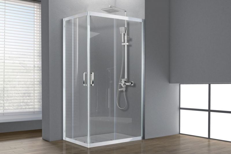 Душевой уголок Royal Bath HPD RBHPD-T-ST 100 стекло прозрачное/профиль сатин фото 1