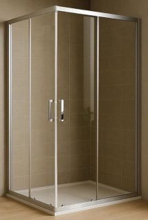 Душевой уголок Royal Bath HPD RBHPD-T-ST 100 профиль хром матовый, стекло прозрачное
