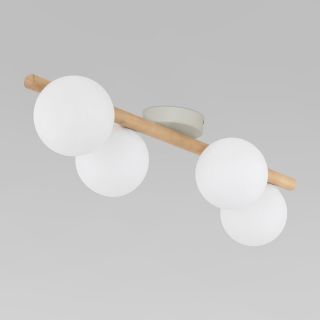 Потолочный светильник со стеклянными плафонами TK Lighting Estera Wood 5769