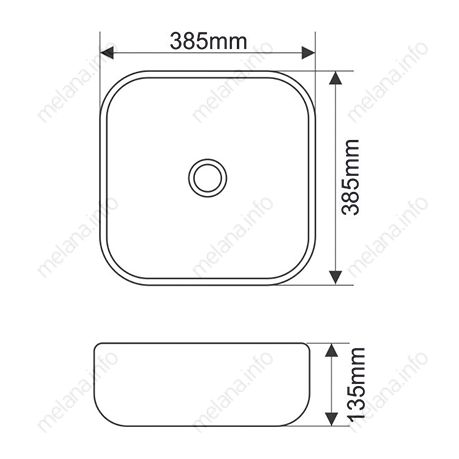 Раковина Melana 78110-805