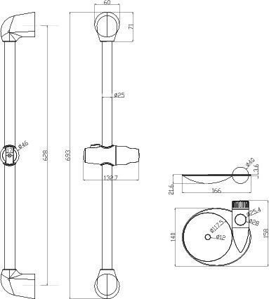 Душевая штанга Lemark LM8065C фото 2