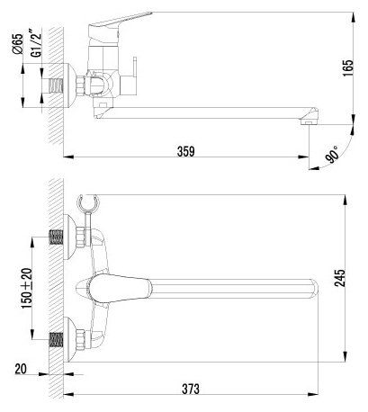 Смеситель Lemark Partner LM6551C