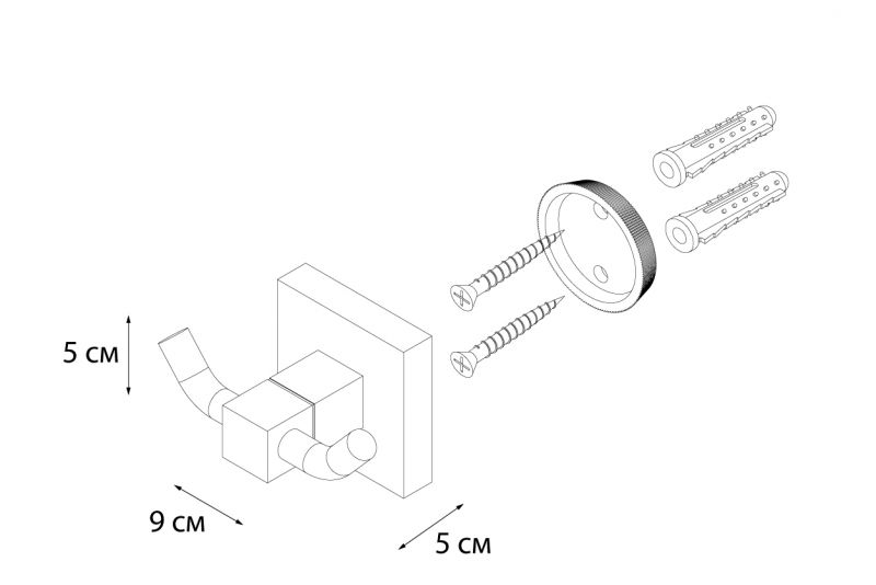 Крючок Fixsen Metra FX-11105А