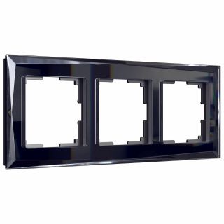 Рамка на 3 поста (черный) Werkel W0031208