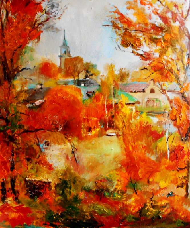 Картина "Осенняя пора" Питаев Валерий