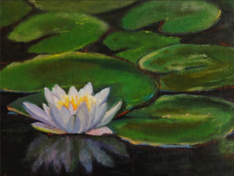 Картина "На воде" 40x30 Ирина Гвоздецкая фото 1