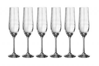 Набор бокалов для шампанского Waterfall 6 шт. Garda Decor BD-2259520
