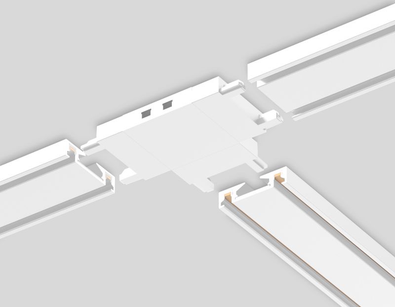 Коннектор T-образный для накладного шинопровода Magnetic Ultra Slim Ambrella TRACK SYSTEM GV GV1118