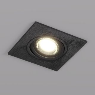 Встраиваемый светильник Denkirs DK3020BВ IP 20, 10 Вт, GU5.3, LED, черный, пластик DK3021-BK