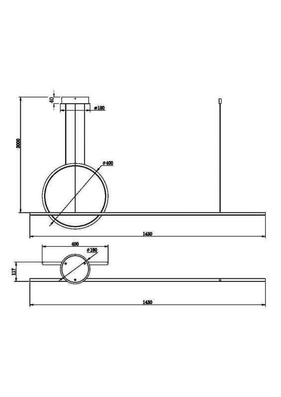 Подвесной светильник Maytoni Halo 220-240V IP20 MOD247PL-L49BK фото 7