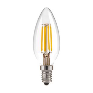 Филаментная светодиодная лампа Elektrostandart Свеча F C35 7W 3300K E14 (C35 прозрачный) BLE1411