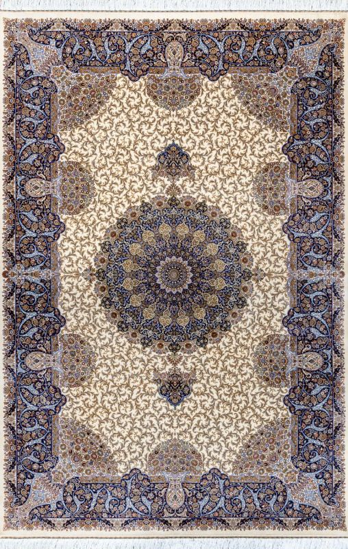 Иранский ковер из шёлка и модала Carpet «MASTERPIECE QUM» 006-21-N0URI 200 x 300 см фото 1