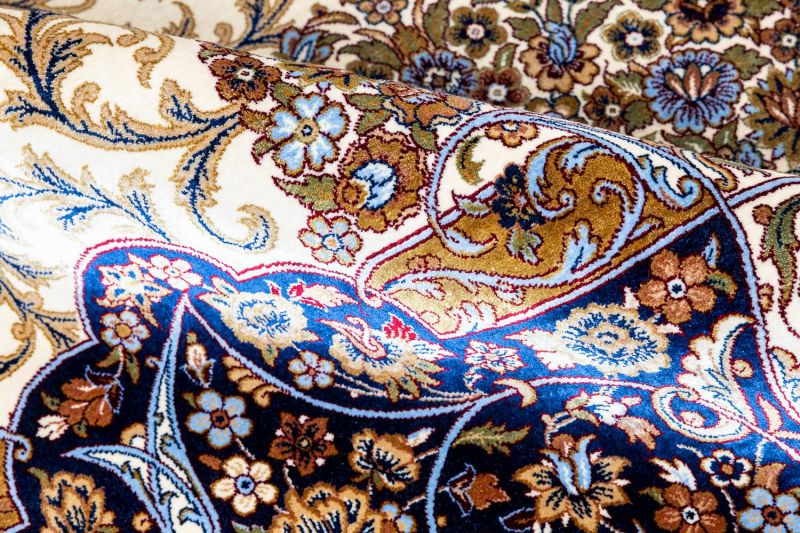 Иранский ковер из шёлка и модала Carpet «MASTERPIECE QUM» 006-21-N0URI 200 x 300 см фото 5