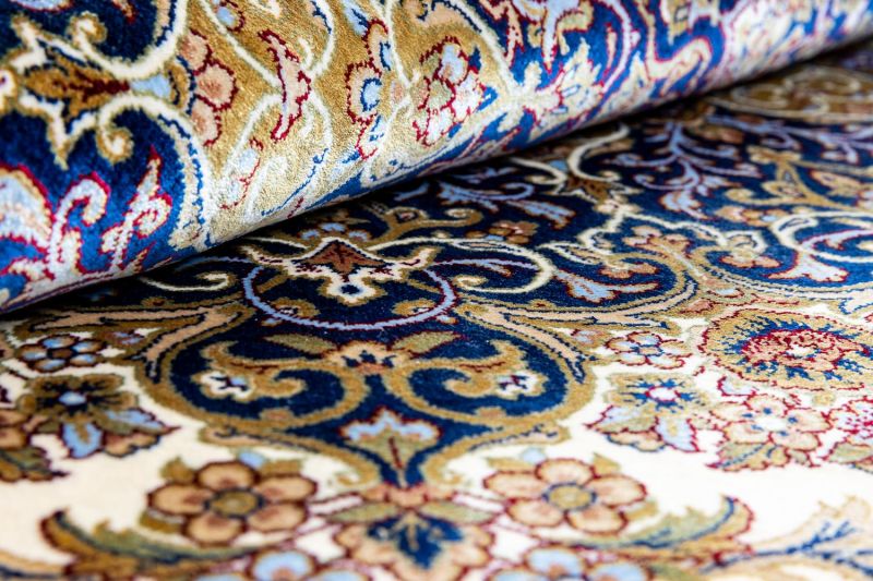 Иранский ковер из шёлка и модала Carpet «MASTERPIECE QUM» 006-21-N0URI 200 x 300 см фото 6