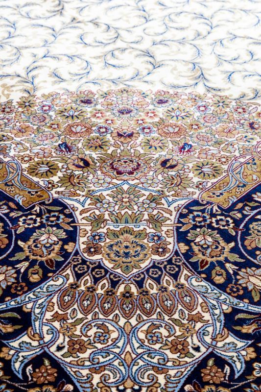 Иранский ковер из шёлка и модала Carpet «MASTERPIECE QUM» 006-21-N0URI 200 x 300 см фото 8