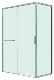 Душевой уголок Grossman Style 120.K33.05.1010.10.02, 100х100 см, профиль хром, стекло шиншилла, L