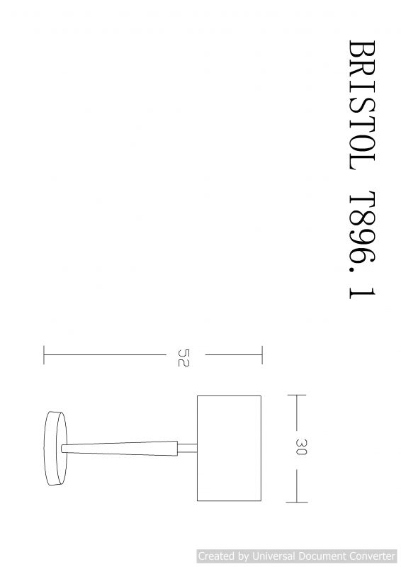 Настольная лампа BRISTOL T896.1