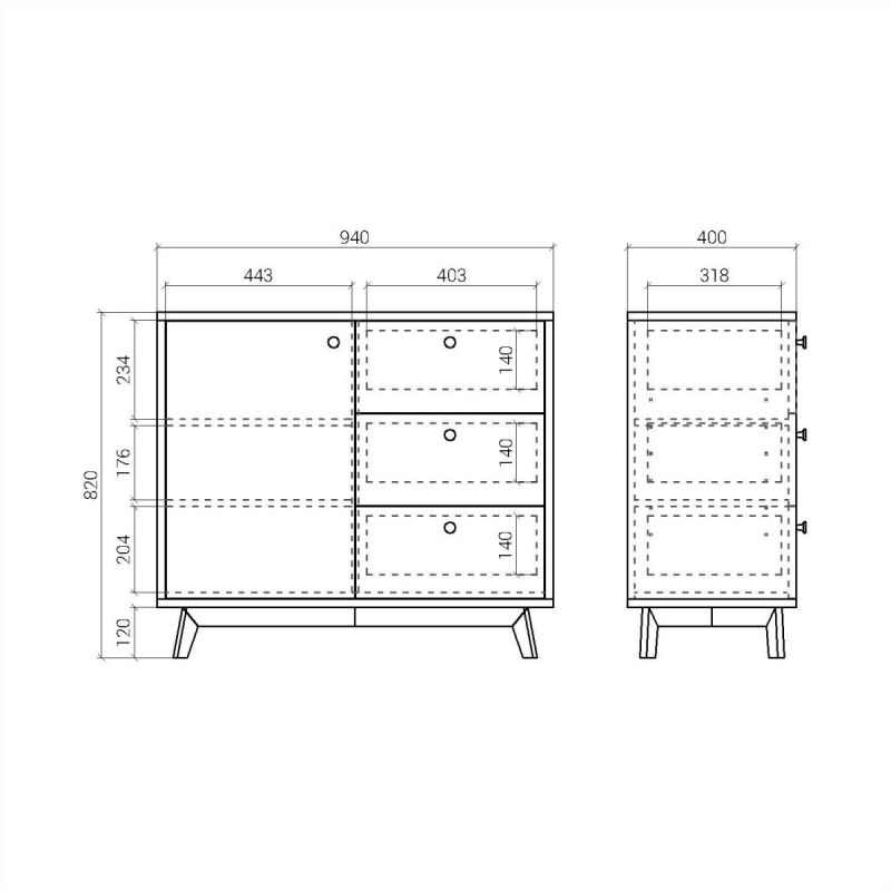 Комод The IDEA Frame BD-1964780