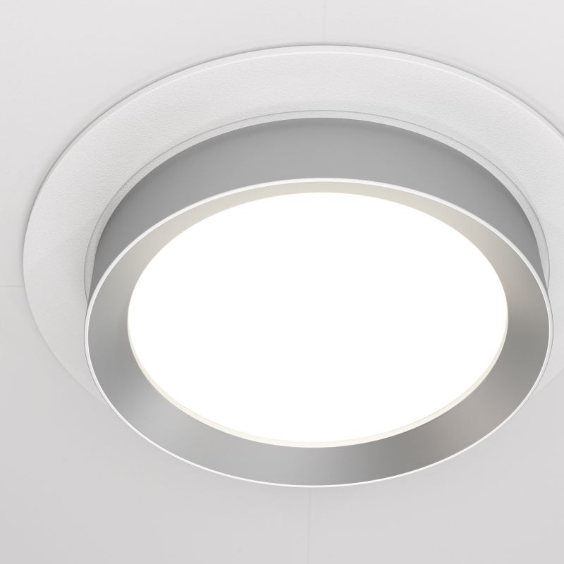 Встраиваемый светильник Maytoni Downlight Hoop DL086-GX53-RD-WS