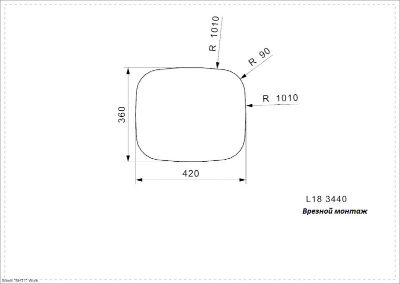 Кухонная мойка Reginox L18 3440 OKG lux 37971