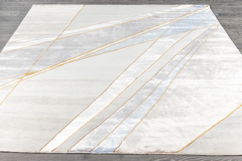 Индийский ковер из шерсти и арт-шёлка Carpet «SKY LINES» SKYLINES-2-COLOR-1 239 x 293 см фото 2