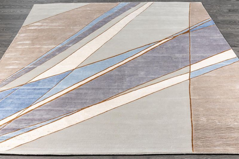Индийский ковер из шерсти и арт-шёлка Carpet «SKY LINES» SKYLINES-2-COLOR-1 239 x 293 см фото 3