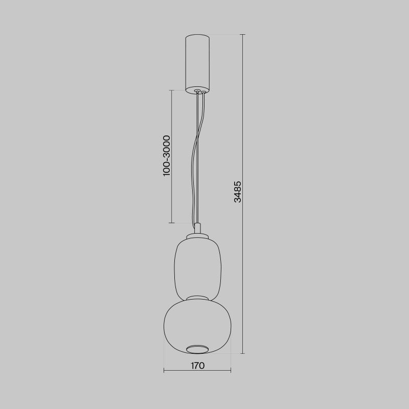 Подвесной светильник Maytoni Pattern MOD267PL-L18G3K