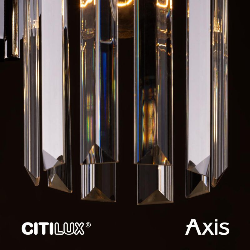 Бра хрустальное с выключателем Citilux AXIS CL313413 фото 2