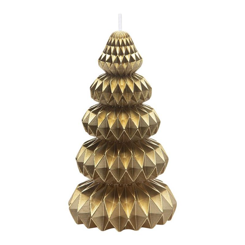 Свеча декоративная origami бежевого цвета из коллекции new year essential, 19 см Tkano BD-3067846 фото 1