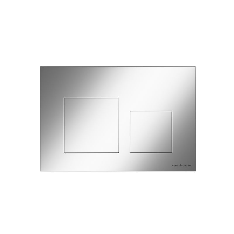 Кнопка смыва Ceramica Nova Balance/Square CN12-002M, хром матовый фото 2